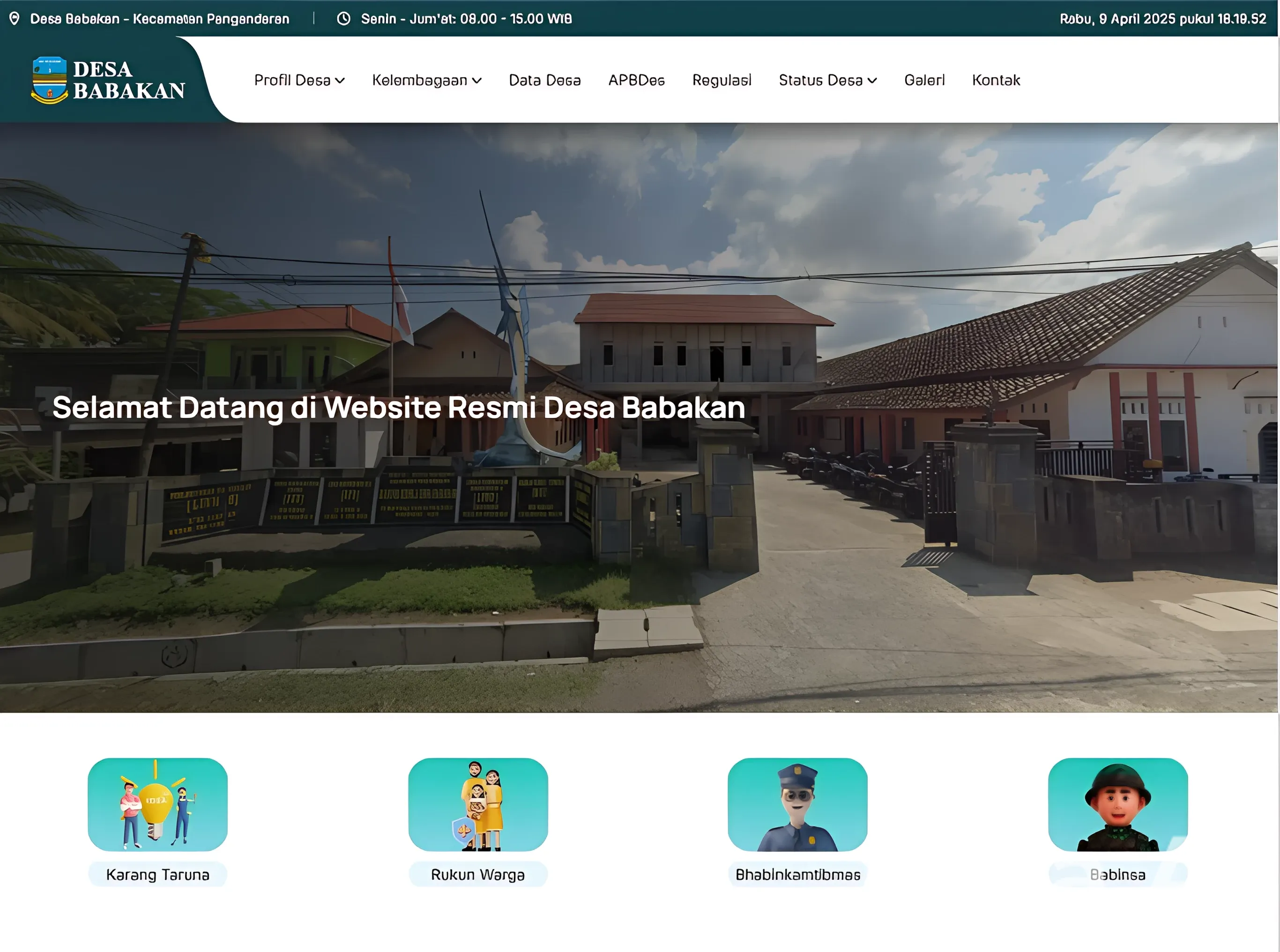 Website Profil Pemerintah Desa Babakan